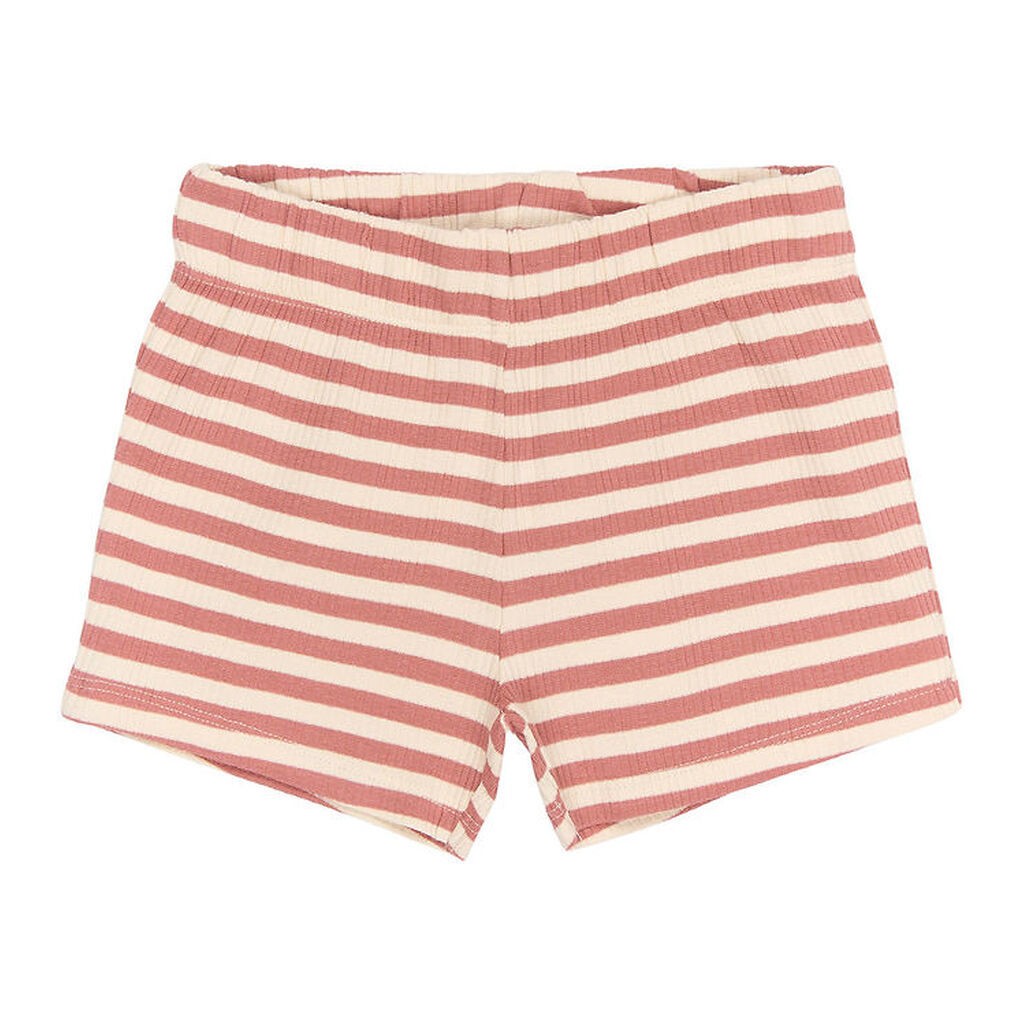 The New Siblings Shorts - TnstFro - Rib - Old Rose Striped