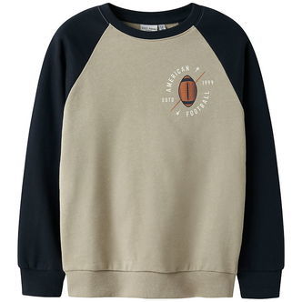 Name It Sweatshirt - NkmVildar - Island Fossil/American Football