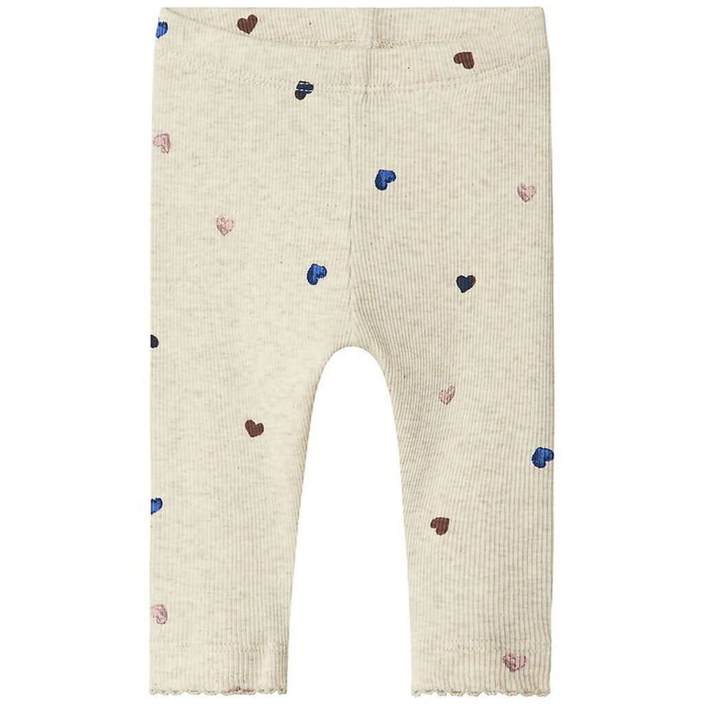 Name It Leggings - Rib - Noos - NbfNutti - Peyote Melange m. Hje