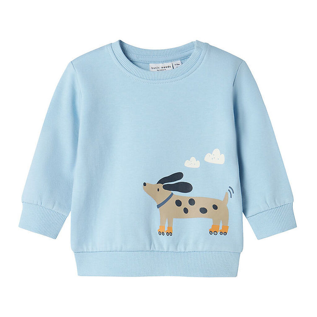 Name It Sweatshirt - NbmVonne - Cerulean/Dog on wheels