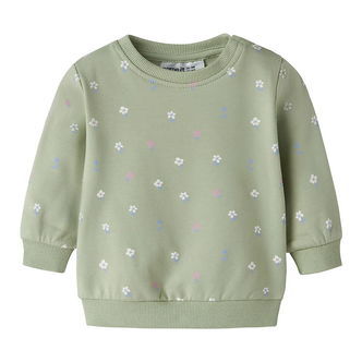 Name It Sweatshirt - NbfVimone - Swamp/Flowers