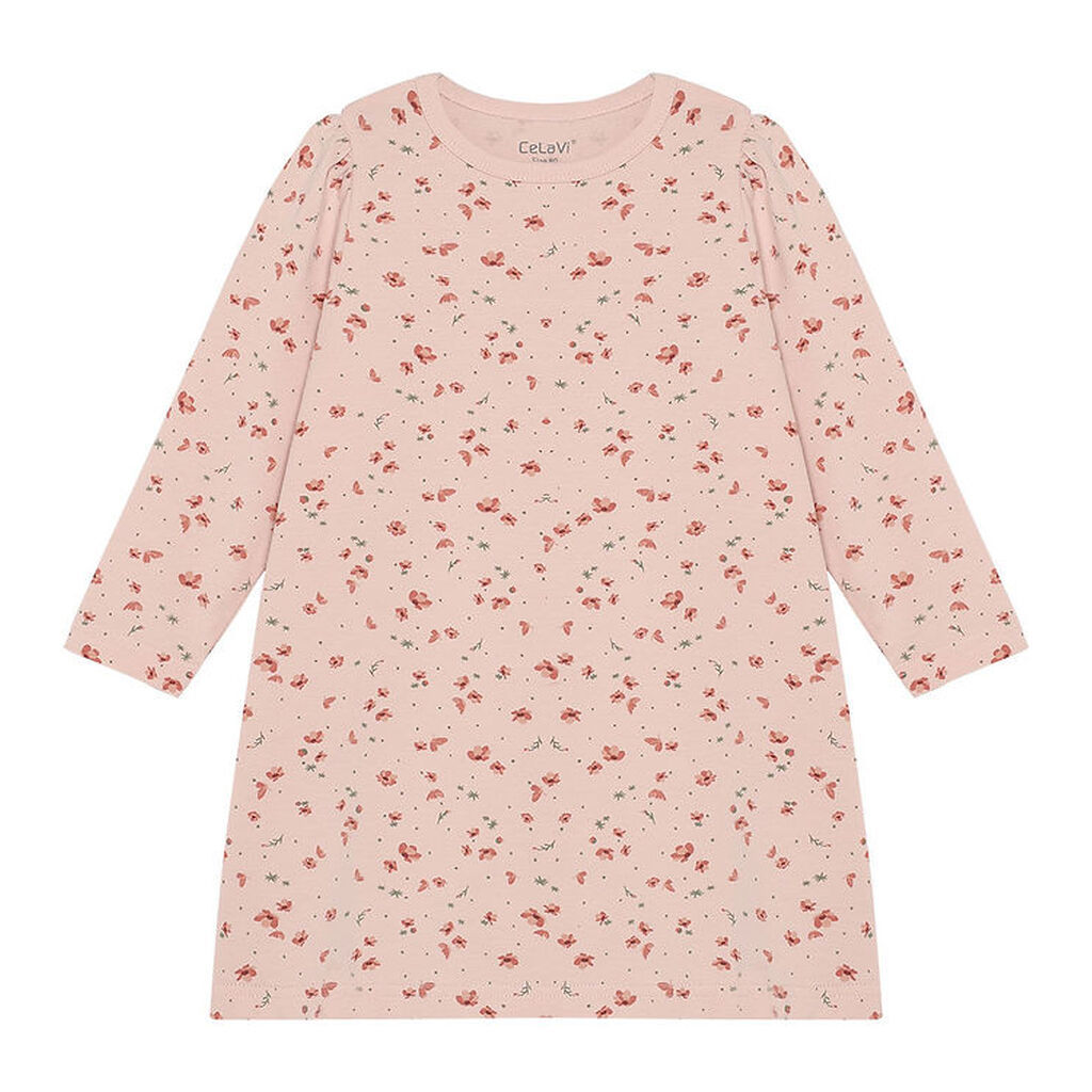 CeLaVi Natkjole - AOP - Sepia Rose