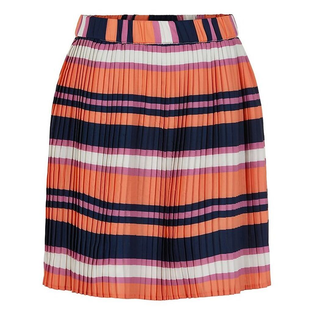 The New Nederdel - Tess - Orange/Rosa Striber