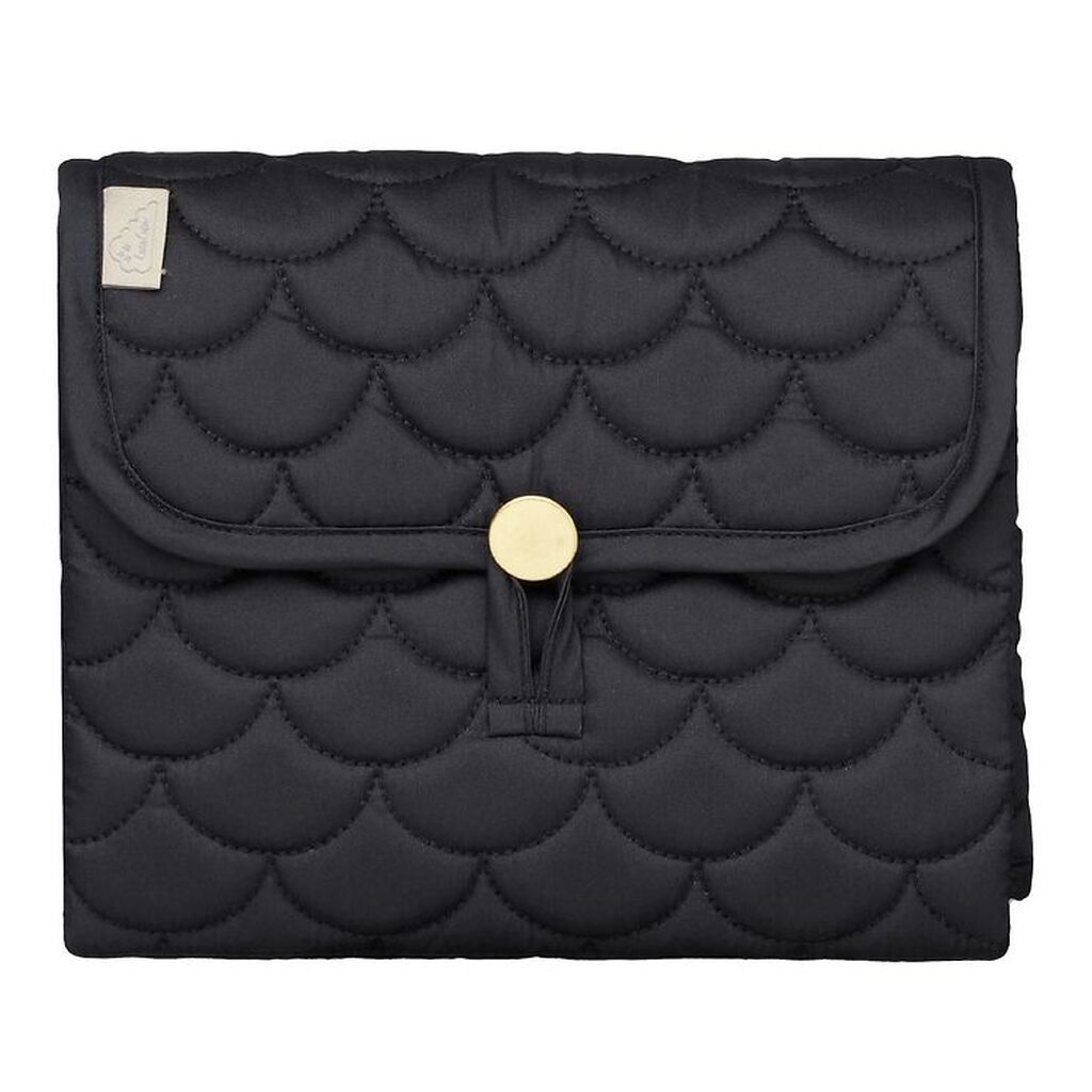Cam Cam Pusleunderlag - 86x44 - Quilted - Sort
