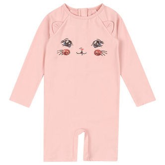 Konges Sløjd Badeheldragt - UV40+ - Kitty - Powder Pink