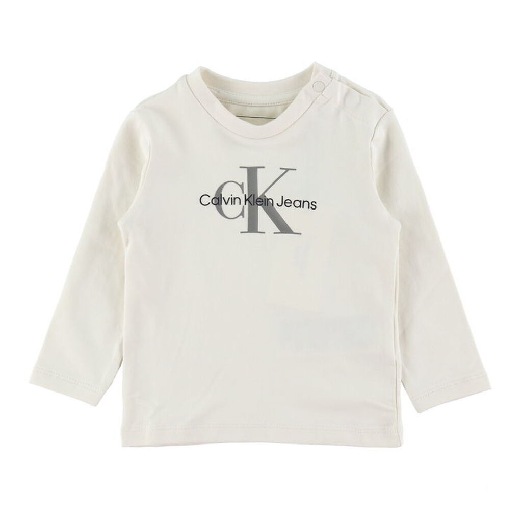 Calvin Klein Bluse - Monogram - Turtledove