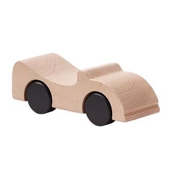 Kids Concept Træbil - 14,5 cm - Aiden - Cabriolet