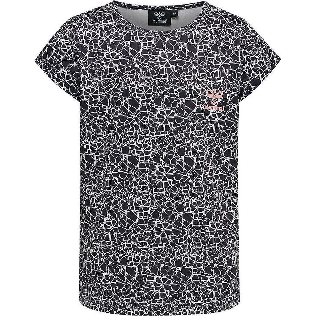 Hummel T-shirt - hmlNanna - Sort/Hvid