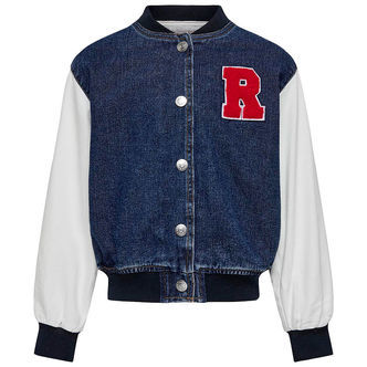 Kids Only Bomberjakke - KogBowie - Medium Blue Denim