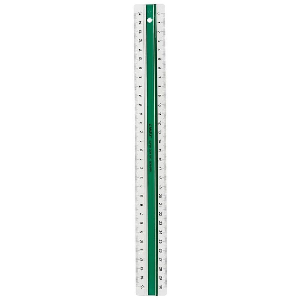 Linex Lineal - 30 cm - Grøn