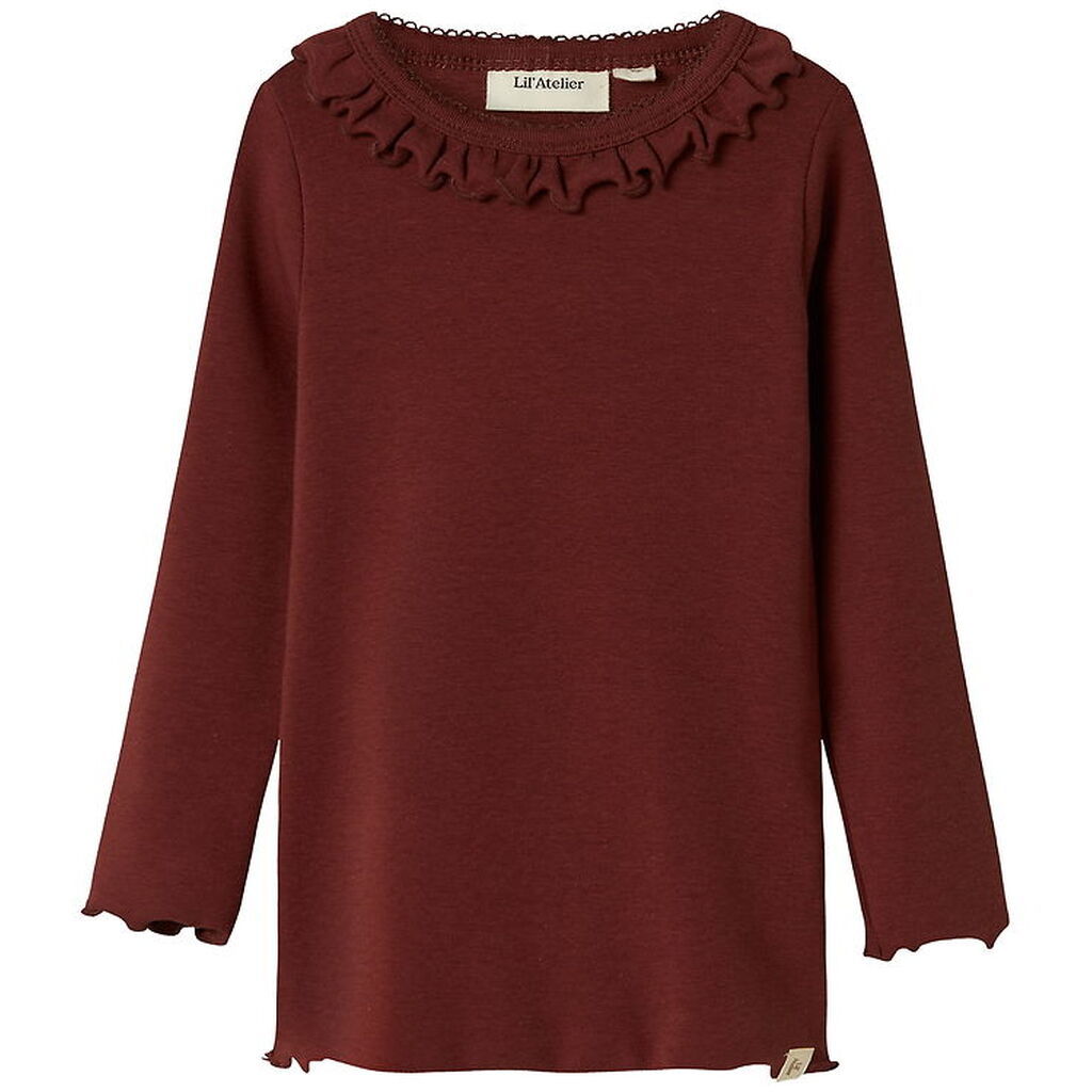 Lil' Atelier Bluse - NmfGayo - Hot Chocolate