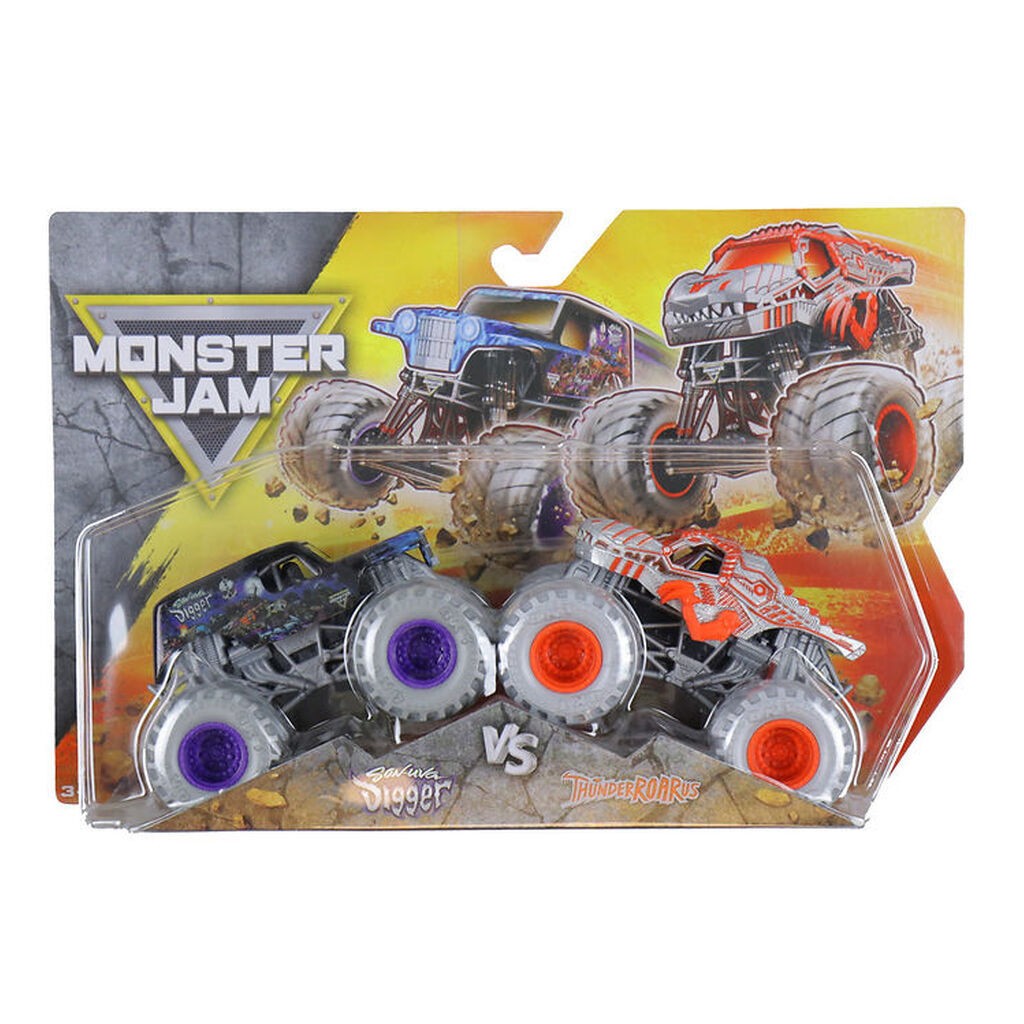 Monster Jam Truck - 1:64 - 2-pak - Son-Uva Digger vs ThunderROAR