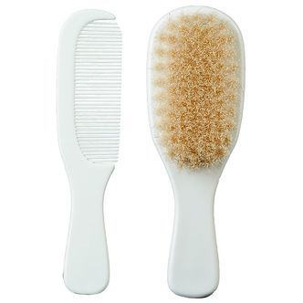 Mininor Kam og Hårbørste - Hvid