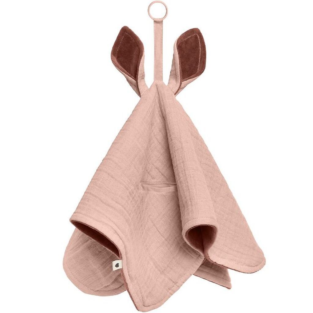 BIBS Nusseklud - 40x40 cm - Kangaroo - Blush/Woodchuck