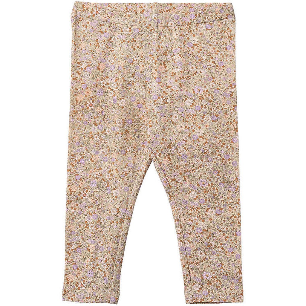 Wheat Leggings - Jules - Lilac Flower Meadow