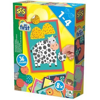 SES Creative Klistermærker - Mine Første Klistermærker - 36 Dele