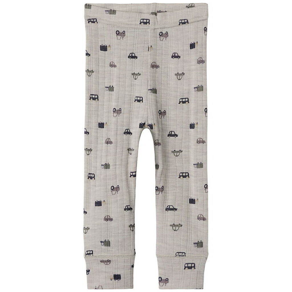 Name It Leggings - Uld - Rib - Noos - NbmWang - Nacreous Cloud/S