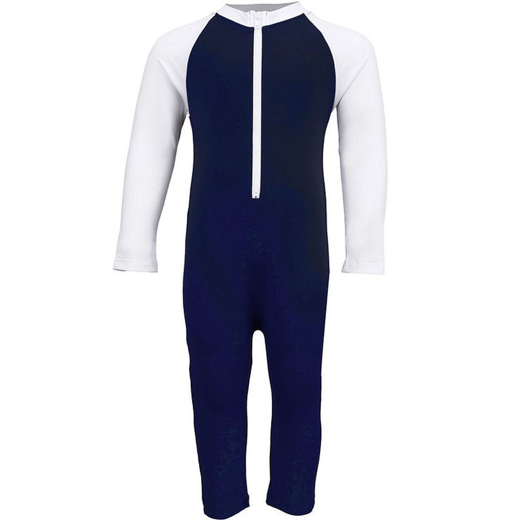 Petit Crabe Badeheldragt - Multicolor - UV50+ - Blå/Hvid