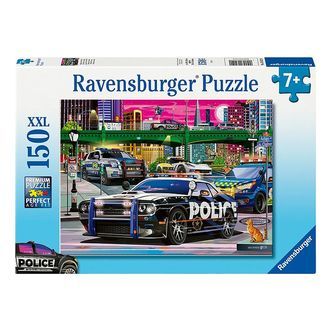 Ravensburger Puslespil - 150 Brikker - Police On Patrol