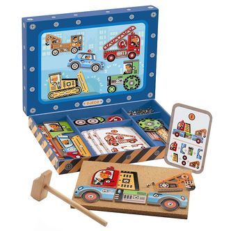 Djeco Hammer og Søm - Køretøjer