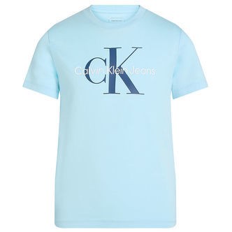 Calvin Klein T-shirt - Ck Monogram - Ozone Blue