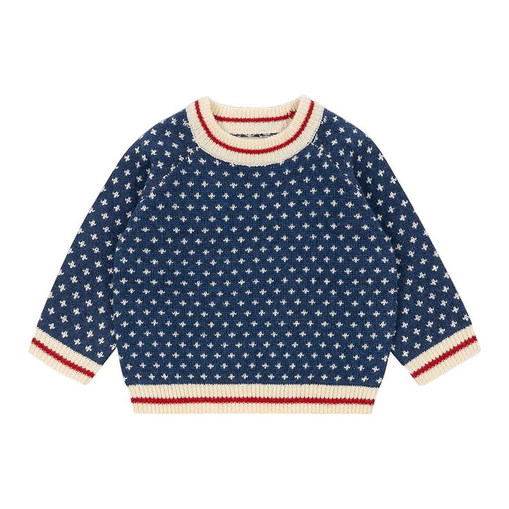 Konges Sløjd Bluse - Uld - Strik - Billi - Blå