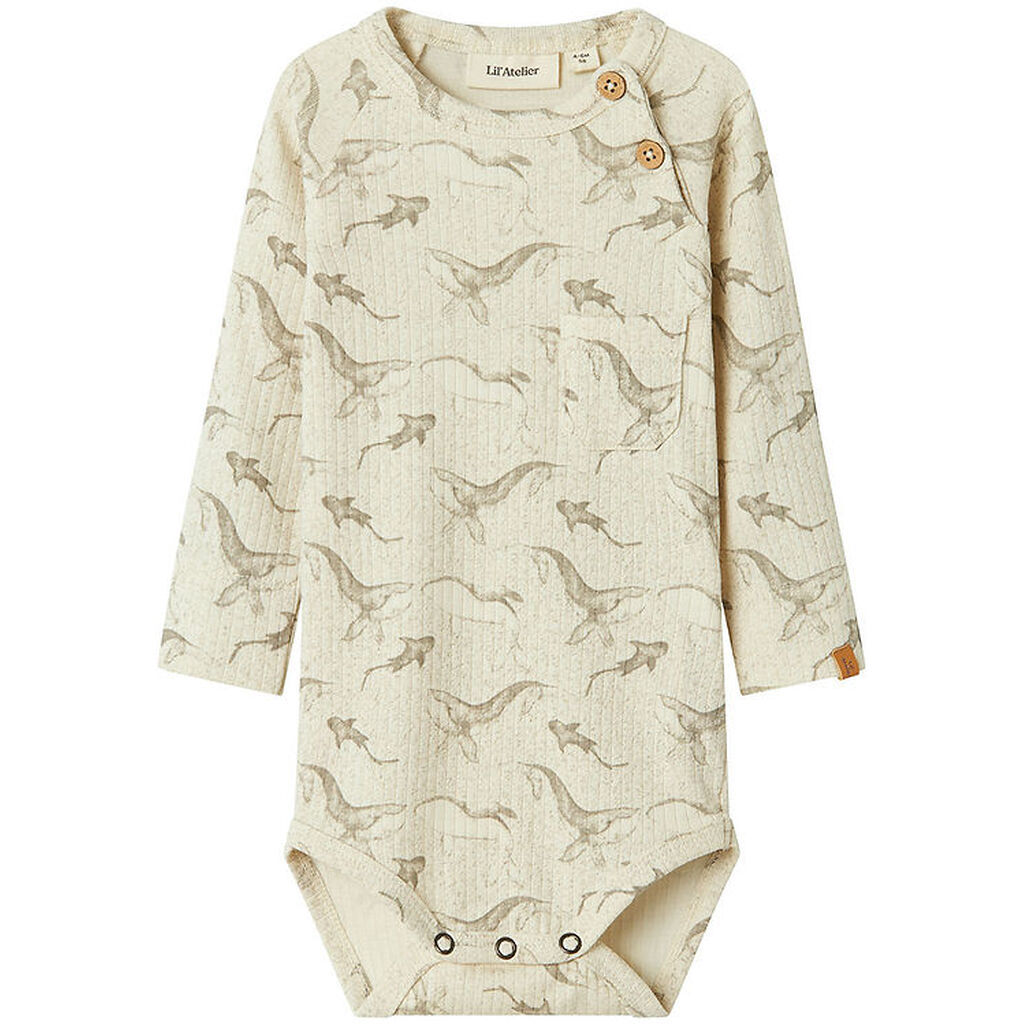 Lil Atelier Body l/æ - Rib - Nbmgio - Turtledove