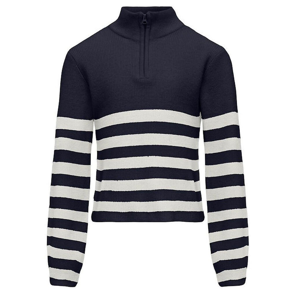 Kids Only Bluse - Half Zip - Noos - KogFranca - Night Sky/Cloud