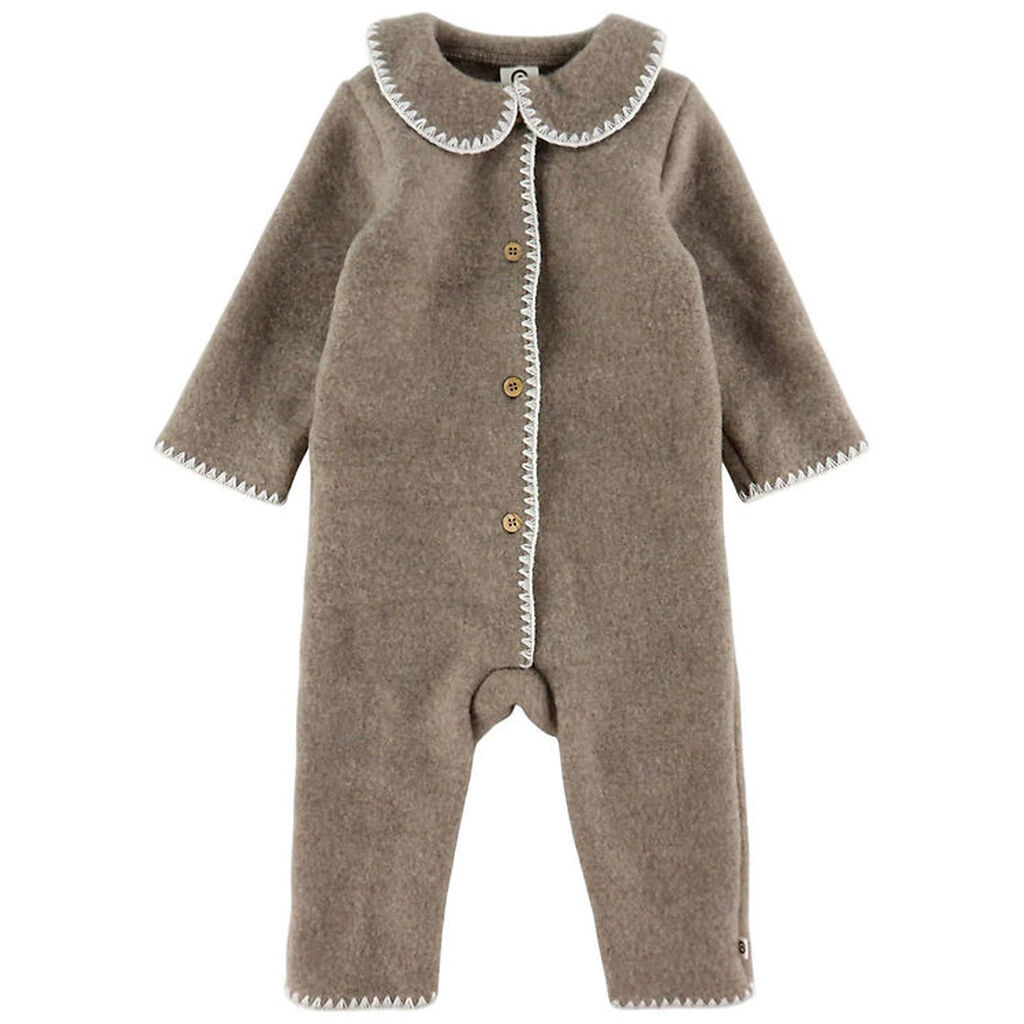 Müsli Køredragt - Uldfleece - Brown Melange