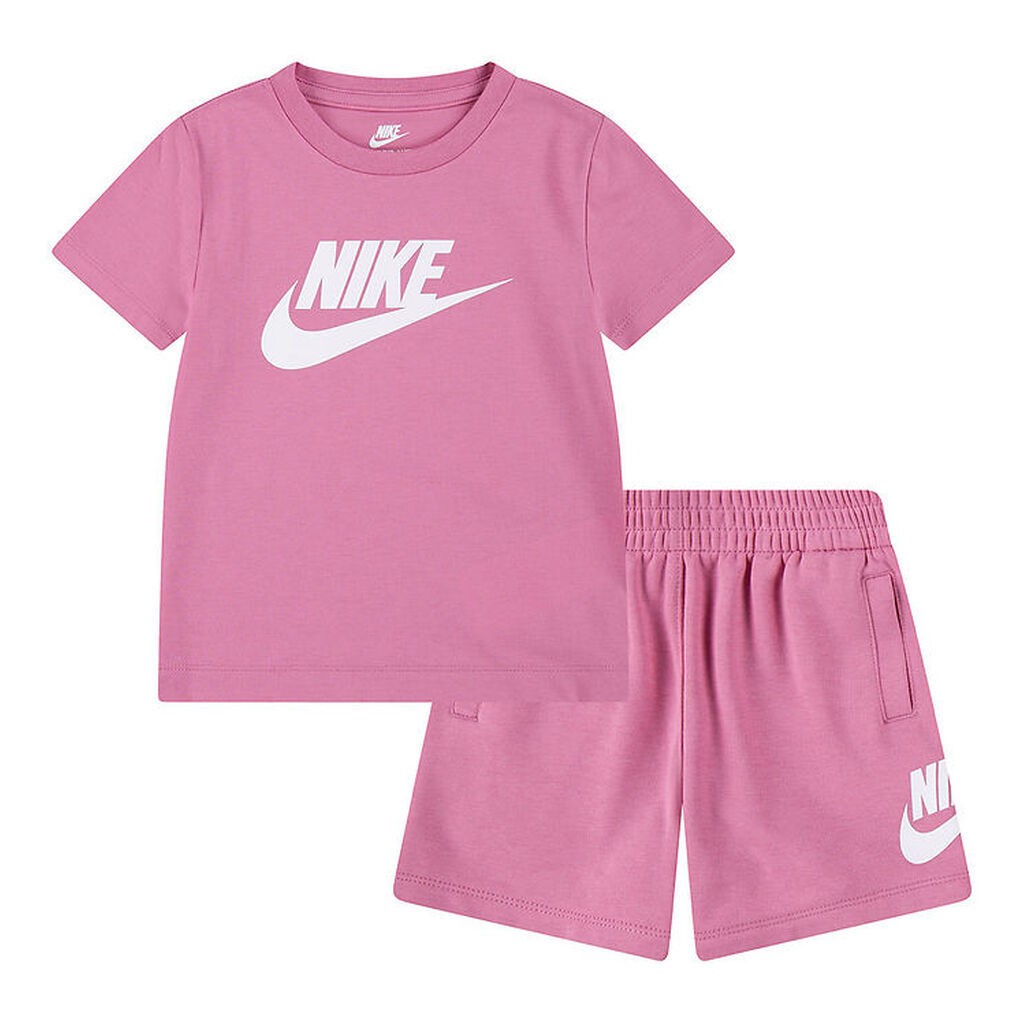 Nike Shortssæt - T-shirt/Shorts - Magic Flamingo