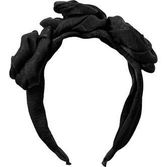 Sofie Schnoor Hårbøjle - Velour - Sort