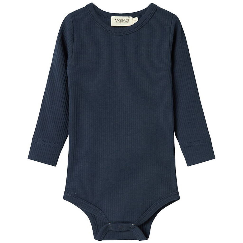 MarMar Body l/æ - Rib - Plain - Pilot Navy