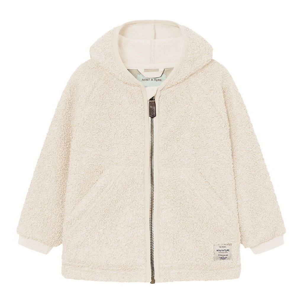 Mini A Ture Fleecejakke - MatLiff - Angora Cream