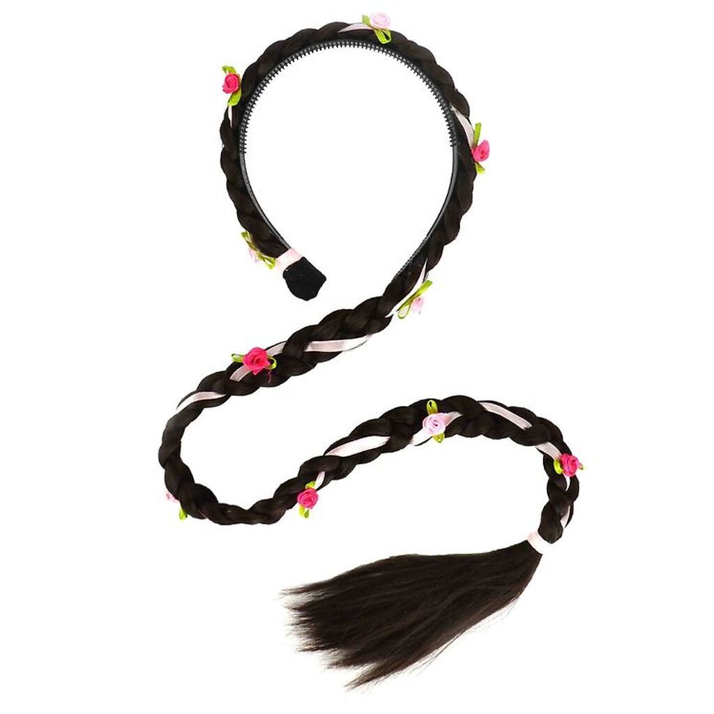 Den Goda Fen Udklædning - Pandebånd m. Fletning - Brun