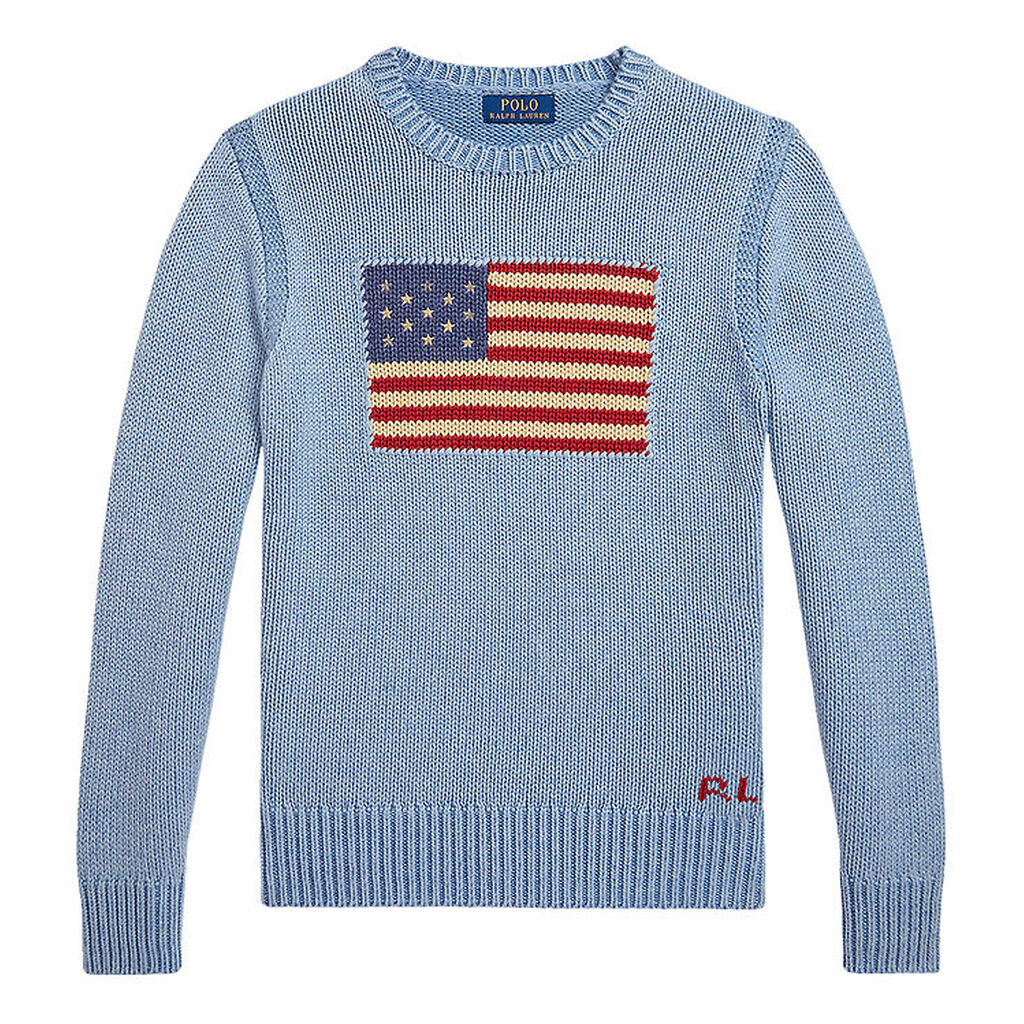 Polo Ralph Lauren Bluse - Strik - Blue Heather