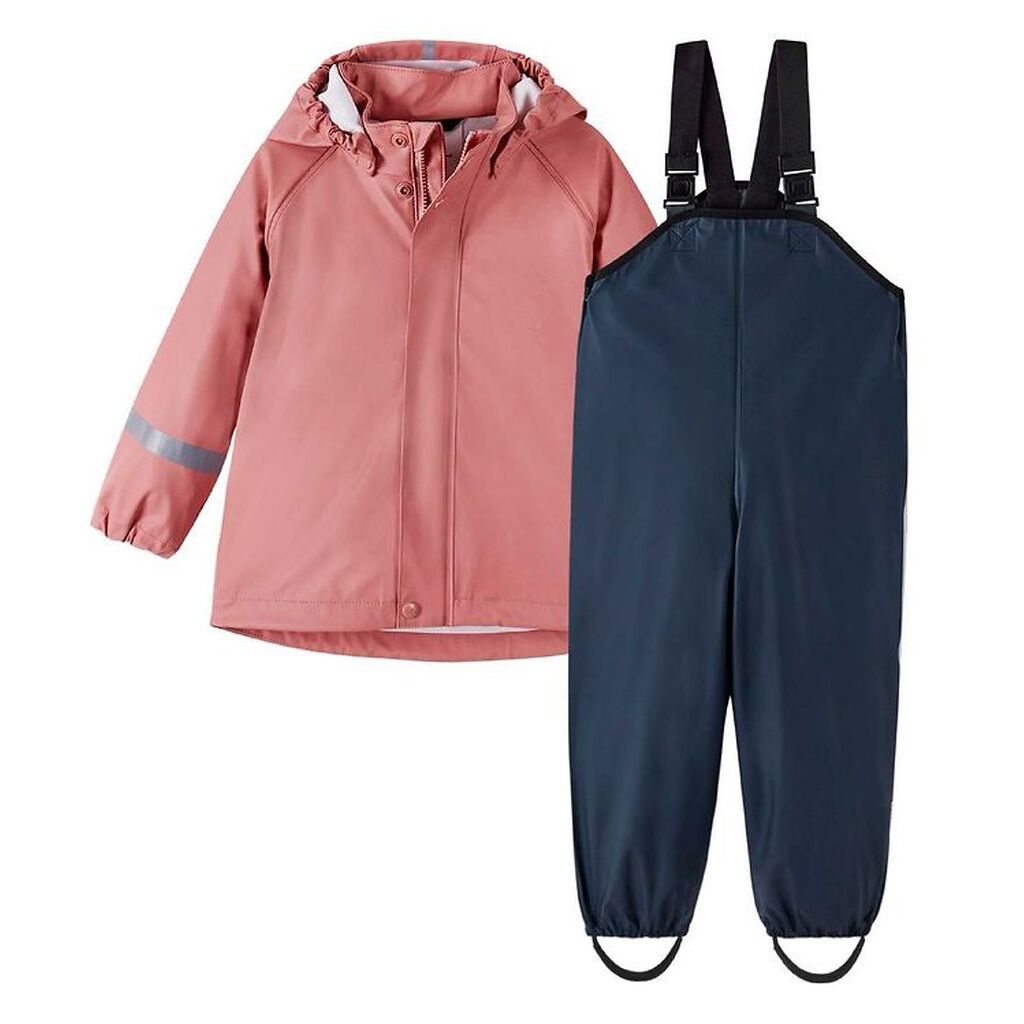 Reima Regntøj m. Seler - Tihku - PU - Rose Blush