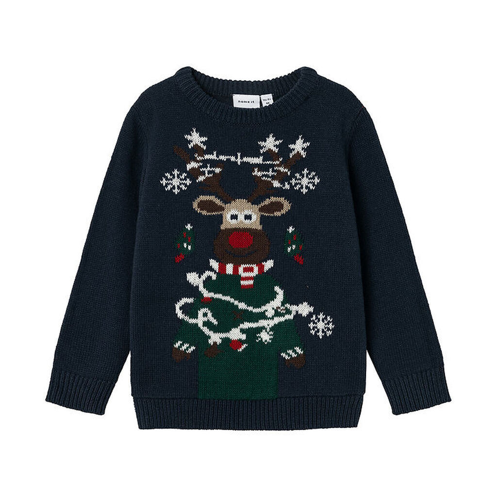 Name It Bluse - Strik - NmmRijulle - Dark Sapphire