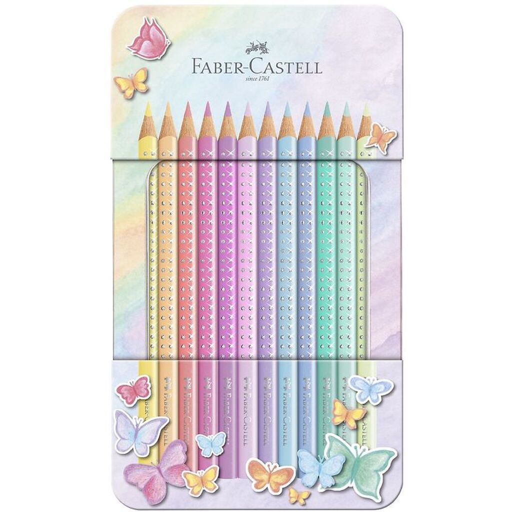 Faber-Castell Farveblyanter - Grip - 12 stk - Pastel