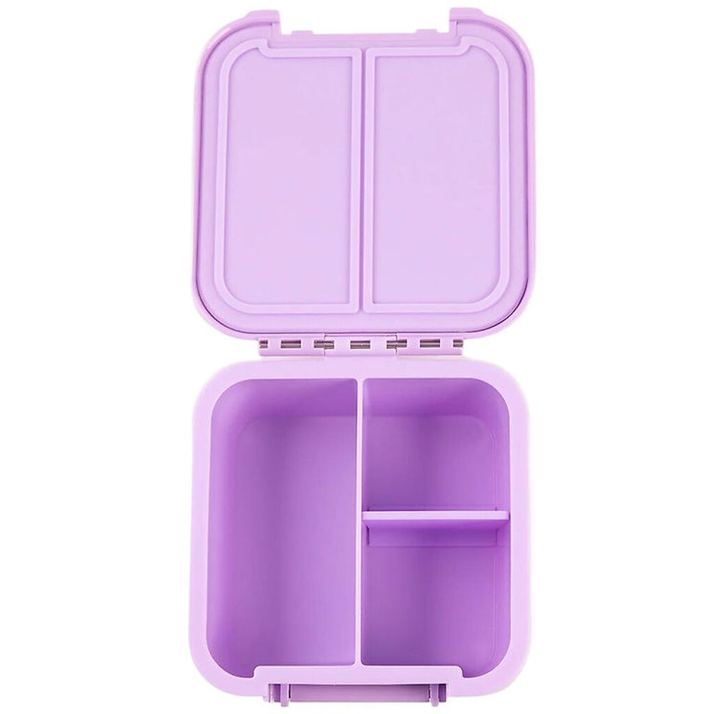 MontiiCo Snackboks m. 3 rum - Bento Two - 500 ml - Lilac