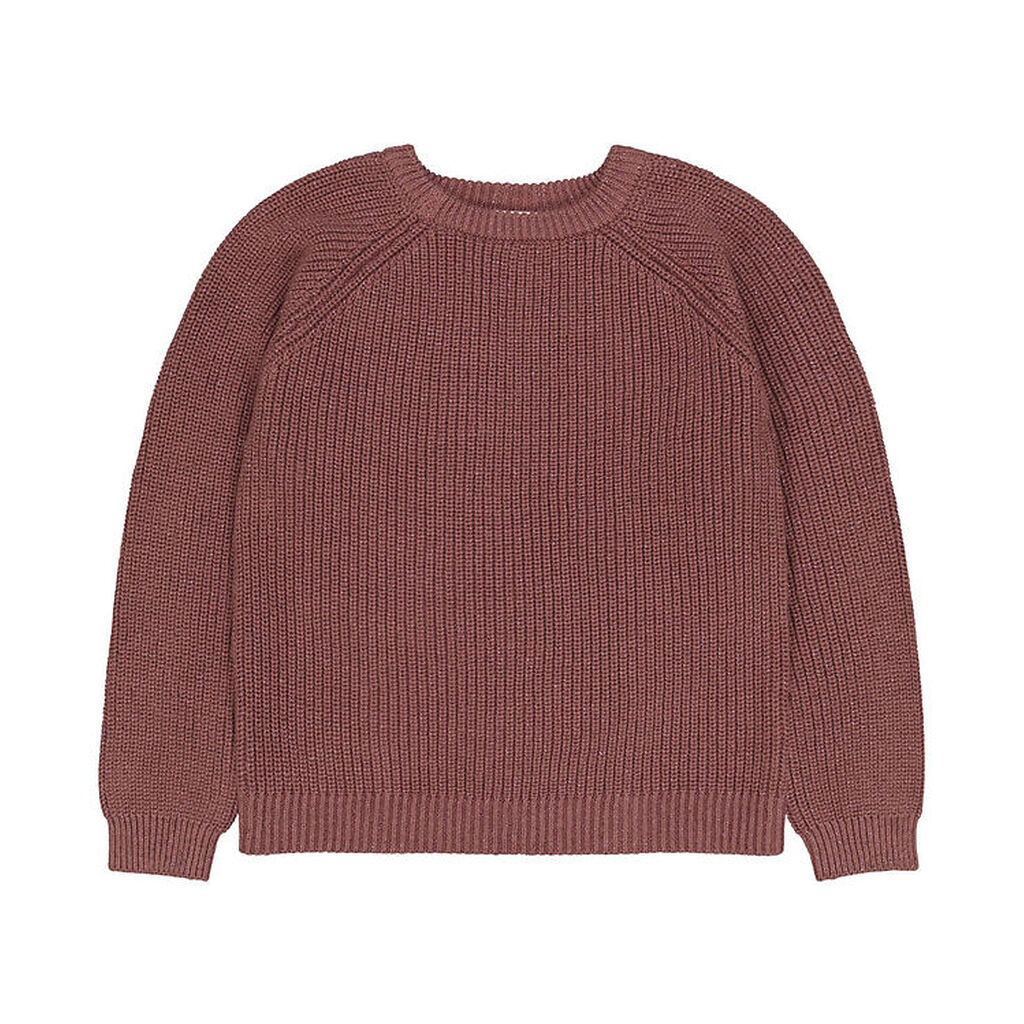 The New Bluse - Strik - TnHeather - Rose Brown m. Glimmer