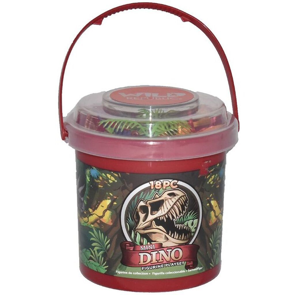 Wild Republic Spand m. Dyr - Mini - 18 stk. - Dinosaurer