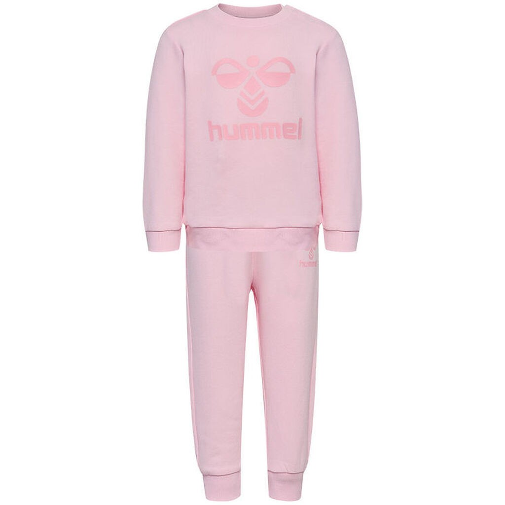 Hummel Sæt - hmlArine Crewsuit - Pink-A-Boo