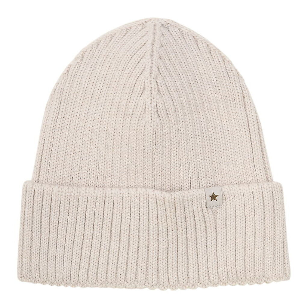 Huttelihut Hue - Uld - Strik - Sand Melange