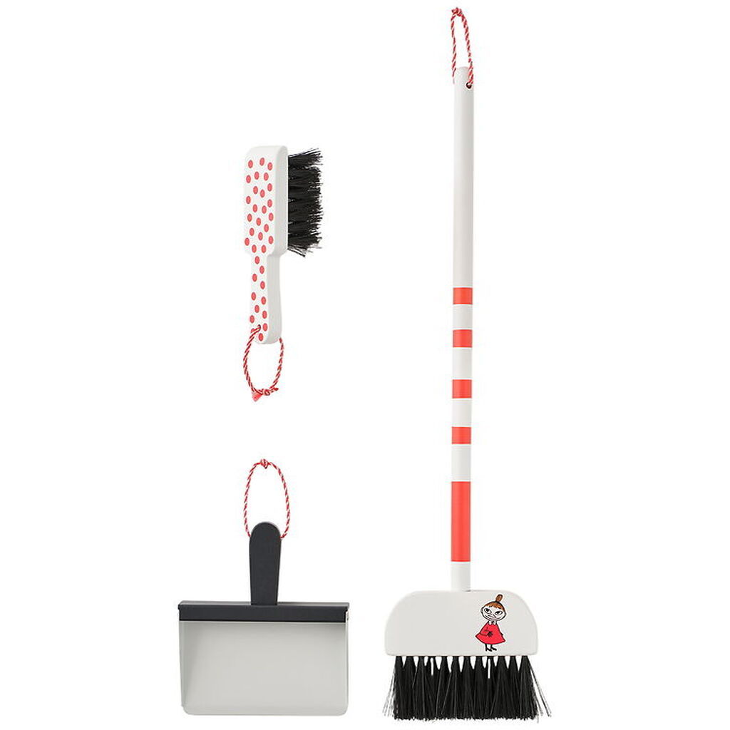 Kids Concept Rengøringssæt - 60 cm - Hvid/Rød m. Mumitrolde