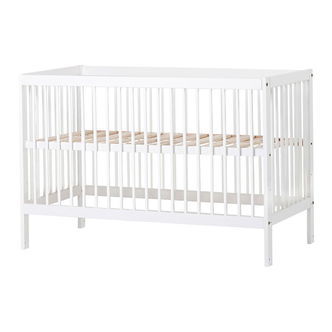 Hoppekids Babyseng - Ida-Marie - 60x120 - Hvid