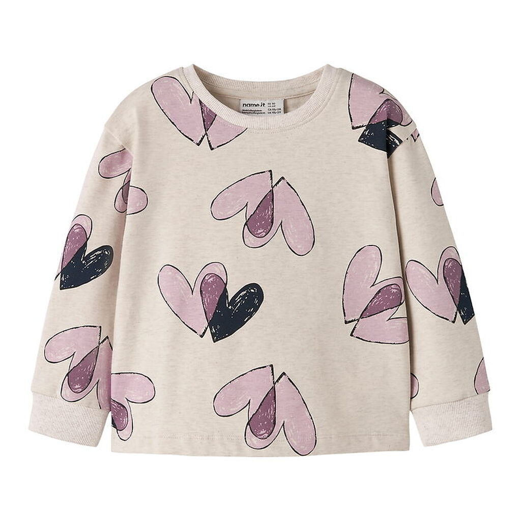 Name It Bluse - NmfTeart - Peyote Melange m. Print