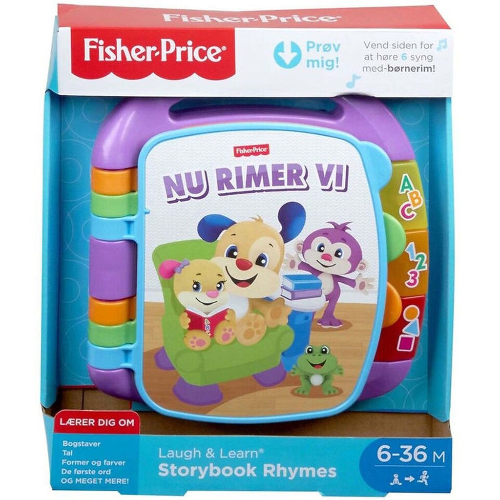 Fisher-Price Bog m. Lyd - Læring & Leg - Børnerim