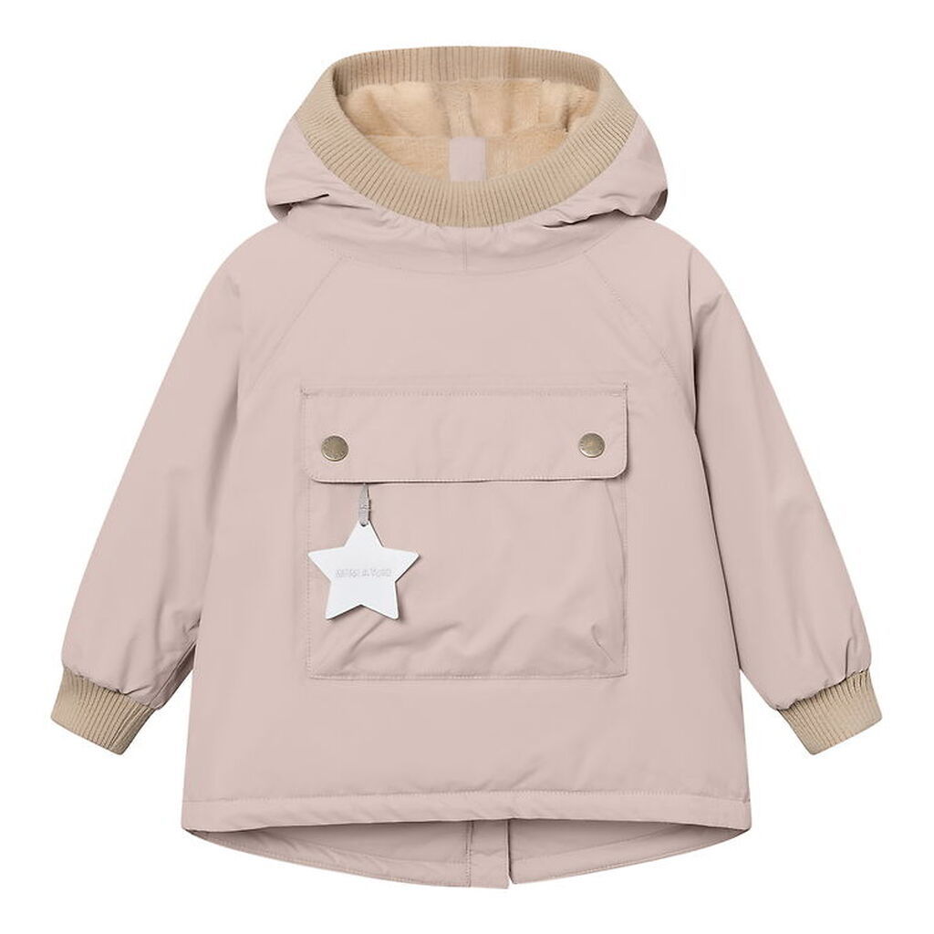 Mini A Ture Vinterjakke - MatBaby Wen Fleece Anorak - Cloudy Ros