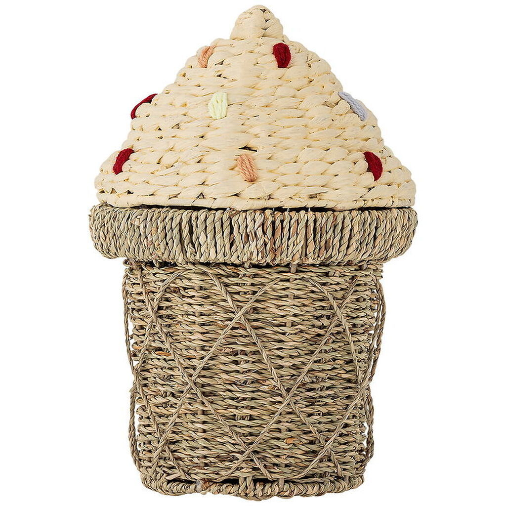 Bloomingville Kurv m. Låg - 28x41 cm - Cillie - Isvaffel