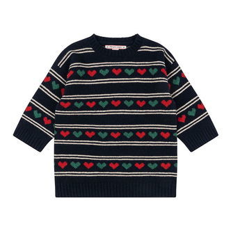 Konges Sløjd Kjole - Uld/Polyamid - Belou - Heart